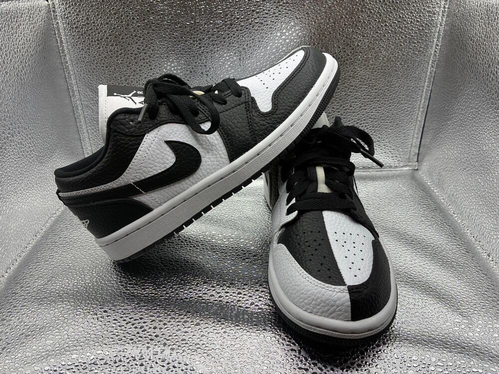 Nike Women's Air Jordan 1 SE Low Homage Black White Split DR0502-101 - US Size 6